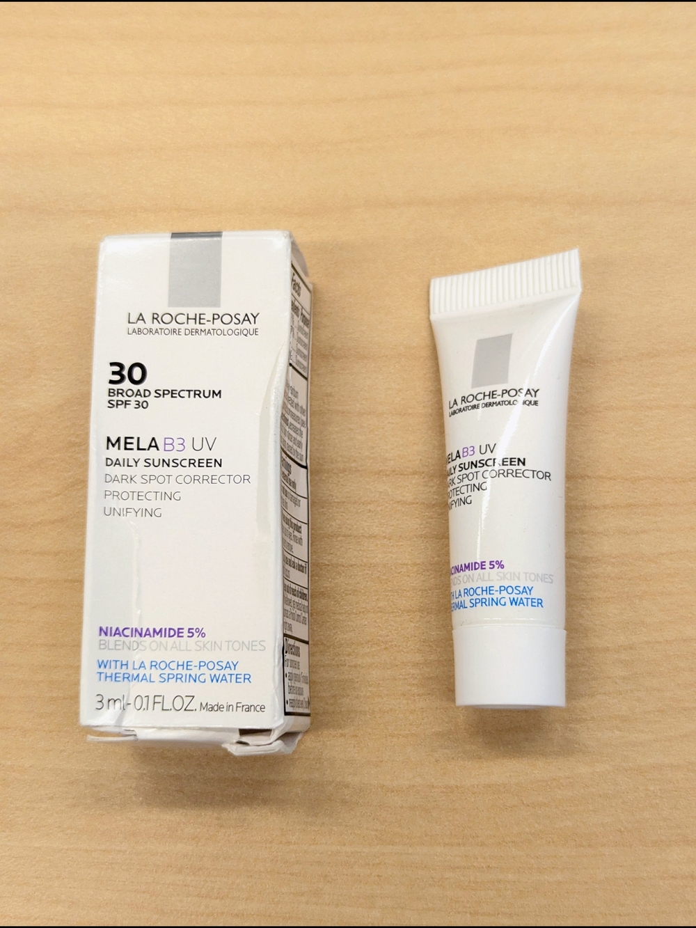LA ROCHE-POSAY 3ml. 30 SPF Mela BV UV NIACINAMIDE 5% NIB